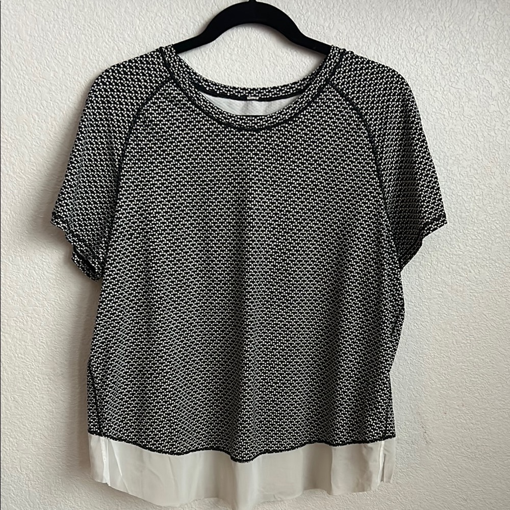 Black and White Women's Top